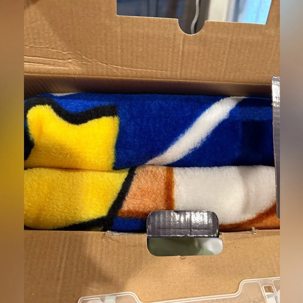Los Angeles Rams NFL Royal Plush Baby Blanket New in Box 40 x 50
